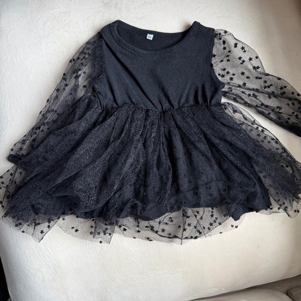 Toddler black dress